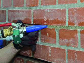 Pointing of masonry joints