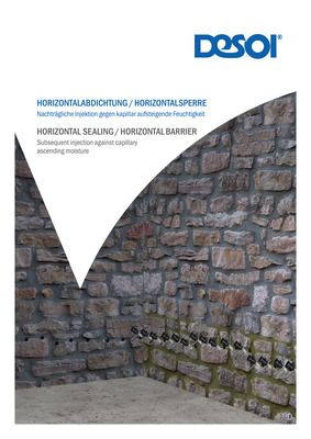 Prospekt - Horizontalabdichtung/ Horizontalsperre 