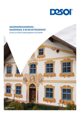 Prospekt - Mauerwerkssanierung – Museum Freskenhof 