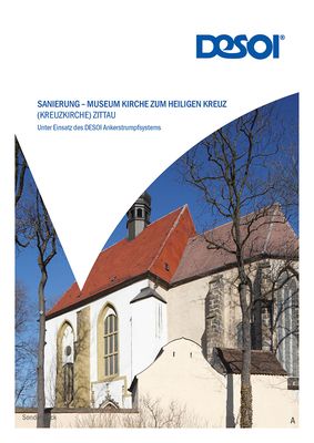 Prospekt Sanierung–Museum Kirche Heiligen Kreuz Zittau, Sonderdruck