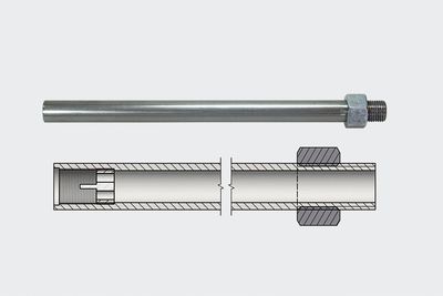 Injektionsrohr mit Ventilöffner  