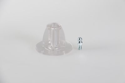 Klarsicht-Klebepacker - Kunststoff Klebefläche Ø 50 mm, Höhe 45 mm