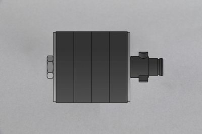 Blind packer - stainless steel Ø 80 x 130 mm