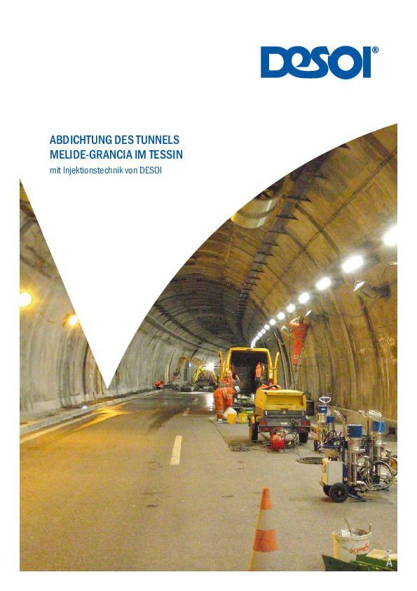 Melide-Tunnel Italien